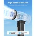 thumbnail image 2 of Turboventilador portátil Gaiatop de 4800 mAh con cordón negro, 2 of 6