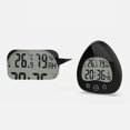thumbnail image 2 of Reloj digital mayimx de baño IP25 Termómetro impermeable negro, 2 of 7