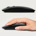thumbnail image 4 of 2.4 GHz Wireless Cordless Optical Mouse with Scroll Wheel for PC and Laptop, 10-Metre Operating Distance, Nano Receiver, Energy Saving, 4 of 9