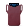 thumbnail image 2 of 2022 Fashion Men PU Leather Vintage Pack Waist Bag Belt Clip Phone Holster Sports Hiking Cell Mobile Phone Case Belt Pouch Purse, 2 of 10