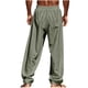 thumbnail image 3 of Ceisia Men's Trendy Solid Color Gift Elastic Drawstring Waist Straight Casual Trousers with Pockets, 3 of 7