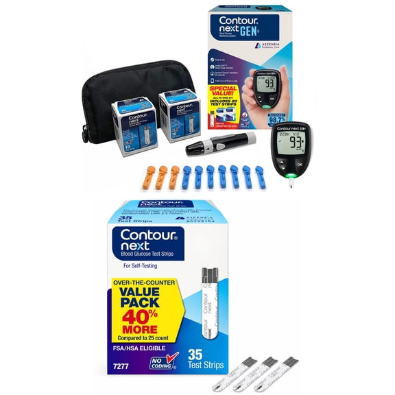 Contour Next Gen Value Pack includes 35ct Test Strips