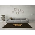 thumbnail image 3 of Ahgly Company Indoor Rectangle Abstract Brown Modern Area Rugs, 4' x 6', 3 of 4