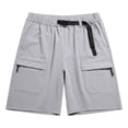 thumbnail image 2 of Cargo Shorts for Men Summer Lightweight Breathable Elastic Waist Wide Straight Leg Loose Hiking Shorts with Pockets, 2 of 4