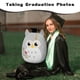 thumbnail image 4 of Peluche de peluche con forma de búho, graduación honorífica, gorra y diploma, 4 of 4