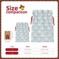 thumbnail image 3 of Yiaed Dog Print Christmas Small Burlap Bags with Drawstring, Burlap Gift Bags Christmas Linen Treat Sacks Gift Wrapping Bags Xmas Holiday Party-Small, 3 of 9
