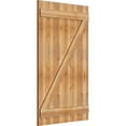 thumbnail image 2 of 32 1/4"W X 53"H Timbercraft Six 5 3/8" Boards Joined Board-N-Batten Shutters W/Z-Bar, Rough Sawn Western Red Cedar (Per Pair), 2 of 13