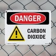 thumbnail image 4 of Carbon Dioxide OSHA Danger Aluminum Sign 18 Inch x 12 Inch - 10 Pack, 4 of 8