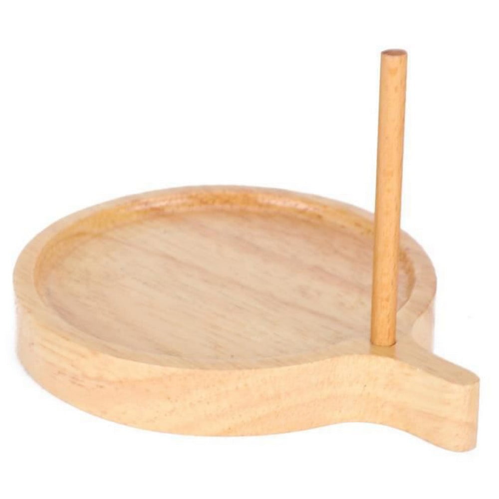 Round Beading Tray Diy Beading Weaving Tray Weaving Solid Wood Loom Kit