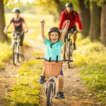 LEORX Storage Bike Basket Cute Bike Basket D Shape for Outdoor Cycling 1Set