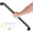 Matte Black, variant on 36 Inch Shower Grab Bar, Bathroom Grab Bar Handle with Anti-Slip Knurled Grip, Stainless Steel Bath Balance Bar, 1.25" Diameter Bath Safety Bar Support for Seniors Elderly Pregnant, Brushed Nickel
