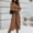 Khaki, variant on YHAJDS Women's Fall Winter Casual dress,Women's Dresses Casual Dress Fall Dresses For Women Solid Color Collared Button Waist Tie Long Sleeve Midi Dress Casual Long Sleeve Dresses For Women