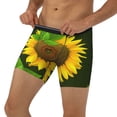 thumbnail image 2 of Sigee Sunflower3 for Men's Boxer Briefs,Moisture Wicking and Breathable Medium, 2 of 9