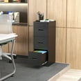thumbnail image 2 of 2 Drawer Lateral File Cabinet with Lock, Metal Lateral Filing Cabinet for Home Office, Steel Wide Horizontal Filing Cabinets for Letter/Legal/A4/F4 Hanging Files (Black), 2 of 12