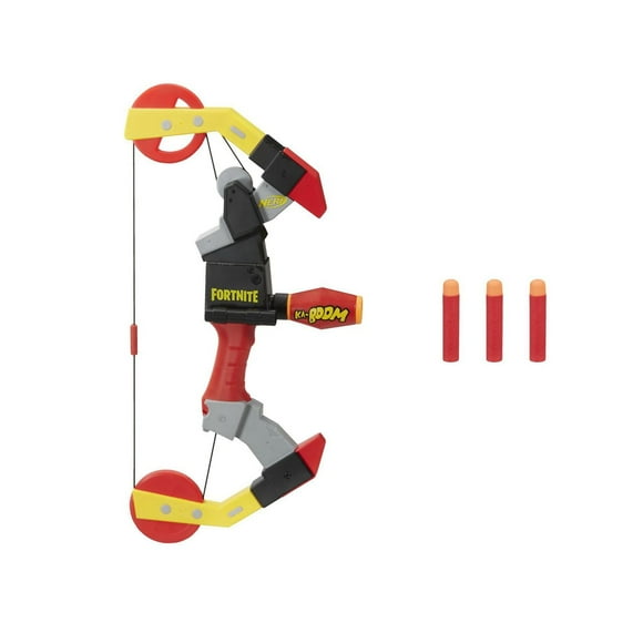 Nerf Fortnite TNTina's Ka-Boom Bow, Real Bow Action, Includes Scope and 3 Official Nerf Mega Darts -- For Teens, Adults