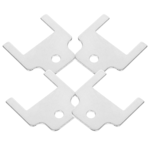 unbranded 4Ud Llave Universal Para De Papel Higiénico De Metal Color Plata Para Uso En Baños Públicos