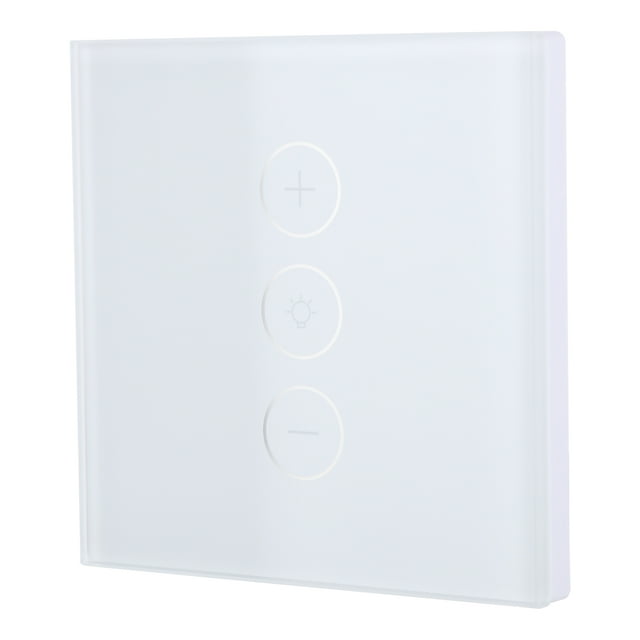 Smart Dimmer Switch, Stepless Brightness Wifi APP Remote Control Voice Control Dimmer Switch 400W Timing For Household For TUYA White,Black