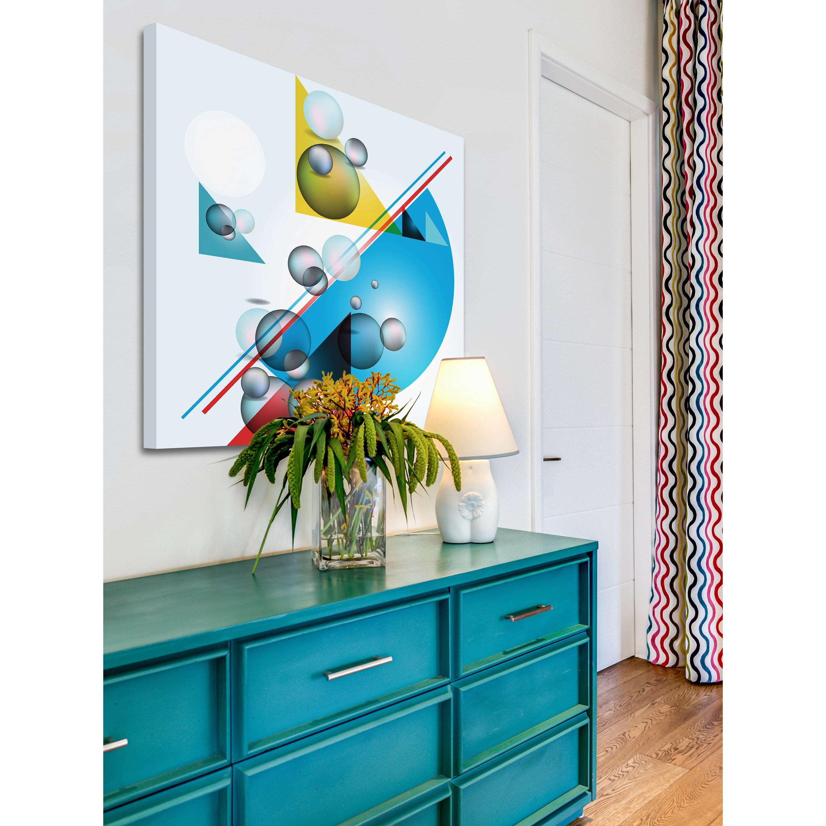 "Kinetic Design" Painting Print on Wrapped Canvas