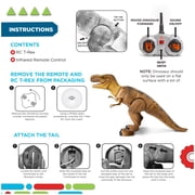 Discovery Kids Remote Control RC T Rex Dinosaur Electronic Toy Action Figure