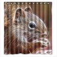 thumbnail image 1 of Cortina de ducha ABPHQTO Ardilla Ardiente Impermeable 160x180 cm, 1 of 2