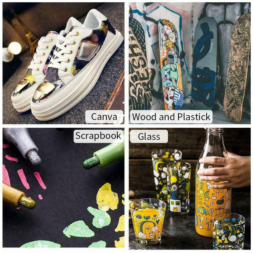 Paint Pen Waterproof Permanent Oily Paint Marker Pen Shoe Graffiti Pen