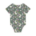 thumbnail image 2 of Rocae Retro Bunny Floral for Baby Climbing Clothes Soft Baby Romper for Active Infants Comfortable and Breathable Crawling Jumpsuit Unisex Baby Outfit, 2 of 8