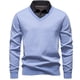 thumbnail image 2 of Blusa y camisa de manga larga con cuello vuelto para hombre, camisa de punto con bloques de color, blusa ajustada de manga larga con cuello vuelto y medio botón, blusa de poliéster para hombre, 2 of 4