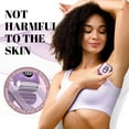 thumbnail image 3 of Nogroa Electric Razor for Women: Mini Electric Foil Shaver with IPX7 Waterproof Led Display - Rechargeable Bikini Trimmer - Cordless Portable Body Hair Trimmer for Underarm Leg Arm Face, Purple, 3 of 8