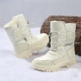 thumbnail image 2 of YOURDIARY Snow Boots For Women Winter Waterproof Shoes Faux Fur Warm Outdoor Boots Hiking Boots, 2 of 8