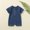 Navy, variant on EQWLJWE Baby Girl Clothes Newborn Outfit Cotton Linen Short Sleeve Romper One Piece Jumpsuit Infant Baby Clothes