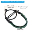 thumbnail image 2 of Uxcell Water Bottle Holder, Paracord Handle for 32oz to 40oz Bottles, Green, Black, 2 of 6