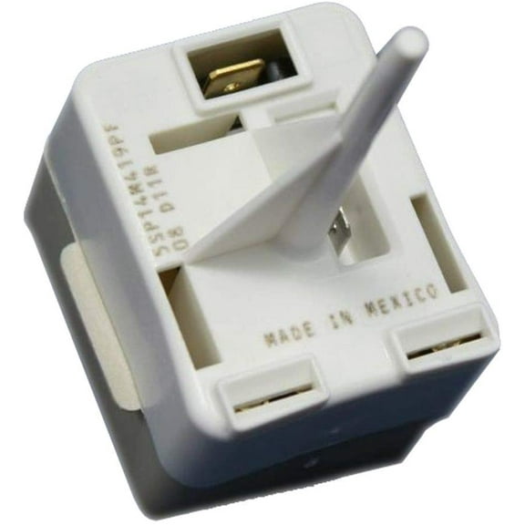 Whirlpool W12555902 Refrigerator Compressor Overload and PTC Start Relay