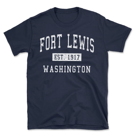Fort Lewis Washington Classic Established Men's Cotton T-Shirt