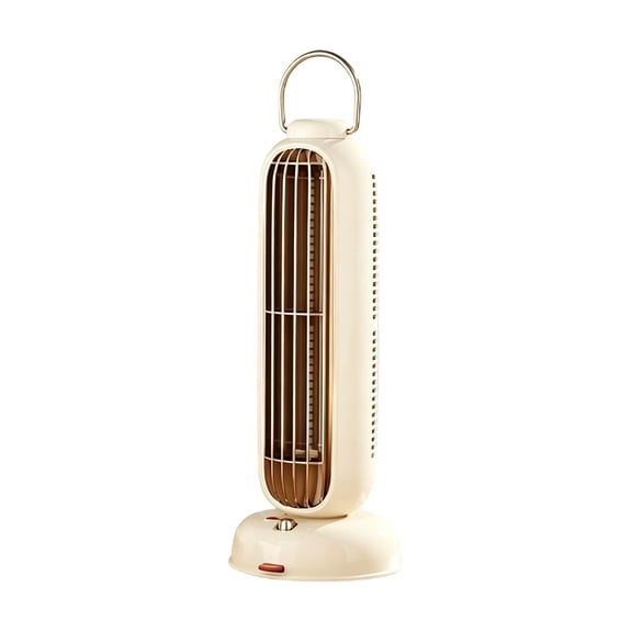 Portable Rechargeable Household Desk Fan For Bedroom Compact USB Powered Oscillating Fan Quiet Long Lasting Battery White