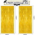 thumbnail image 3 of WarmHaven 4 Pack 2025 Graduation Party Decorations, 3.28 x 7.05 Feet Gold Grad Curtains, Metallic Gold Backdrop Curtain Class of 2025 Backdrop Party Streamer, Congrad Backdrop Grad Decor 2025, 3 of 14
