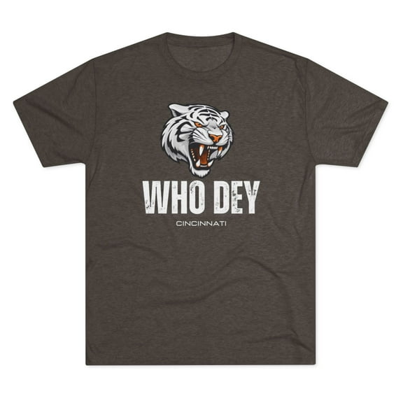 Who Dey 3 - Unisex Tri-Blend Crew Tee