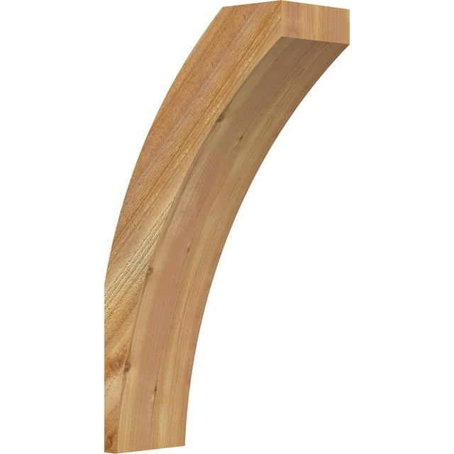 Ekena Millwork BRC06X14X26THR00RWR Genouillère Rugueuse Thorton 6"L x 14"P x 26"H, Cèdre Rouge Western