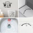 thumbnail image 3 of Funny Toilet Stickers Bathroom Quotes Sticker Toilet Seat Wall Tile Frame Decal, 3 of 6