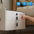 thumbnail image 6 of KPIBEST LED Nightstand with Fingerprint lock Drawer, Modern Beside Table with Charging Station, Bluetooth Speaker Night Stand with USB Port for Bedroom, 6 of 14