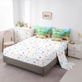 thumbnail image 5 of Homewish Cartoon Animal Cow Pig Twin Bedding Sets 7-Piece for Preppy Kids Children,Kawaii Truck Bedding Comforter Set Microfiber,Cute Farmhouse Breathable Sheet Sets,Luxury Bedroom Decor,Reversible, 5 of 8