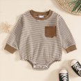 thumbnail image 2 of Gerichy Baby Boy Clothes Fall Winter Baby Boy Bubble Romper Long Sleeve Jumpsuit One Piece Outfit 0 3 6 9 12 18 Months Newborn Infant Clothing, 2 of 5