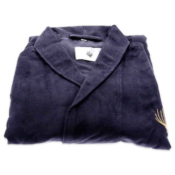 Bathrobe - Charcoal by Tara for Unisex - 1 Pc Bathrobe (OSFM)