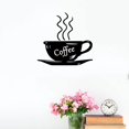 thumbnail image 4 of Conjunto de pegatinas de pared MACHAO taza de café decoración para sala de estar, 4 of 5