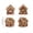 1D - 1 Pack, variant on Clearance DIY Diamond Pearl Painting Wooden House, Christmas Pearl Diamond Art Kit for Adults, Christmas Ornament, Christmas Decoration for Tree Wall Home, Christmas Gift for Kiddo Adult (B)