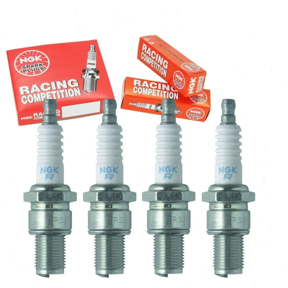 4 pc NGK 4076 Racing Spark Plugs for 92070-1204 92070-1240 Ignition Wire Secondary