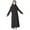 Black, variant on Girls Dress Tween Boho Long Sleeve Prayer Hijab Kids Abaya Dresses Casual Little Girl Dress for 4-5 Years