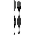thumbnail image 4 of Ekena Millwork 47"H x 1/8"T Ozark Adjustable Acrylic Decorative Slat Wall Panel Kit, Black (contains 8 Slats + 1 Straight Edge Starter Slat), 4 of 11