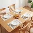 thumbnail image 3 of Unique Bargains Faux Leather Placemats for Kitchen Home Beige 17.7"x11.8", 3 of 6