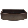thumbnail image 1 of Copper Design CRA-33229-DL Copper Round Apron Kitchen Sink, Dark Light - 9 x 22 x 33 in., 1 of 1