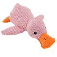 thumbnail image 1 of Juguete de peluche para masticar con forma de pato calmante Mellow Dog, color rosa, 1 of 5